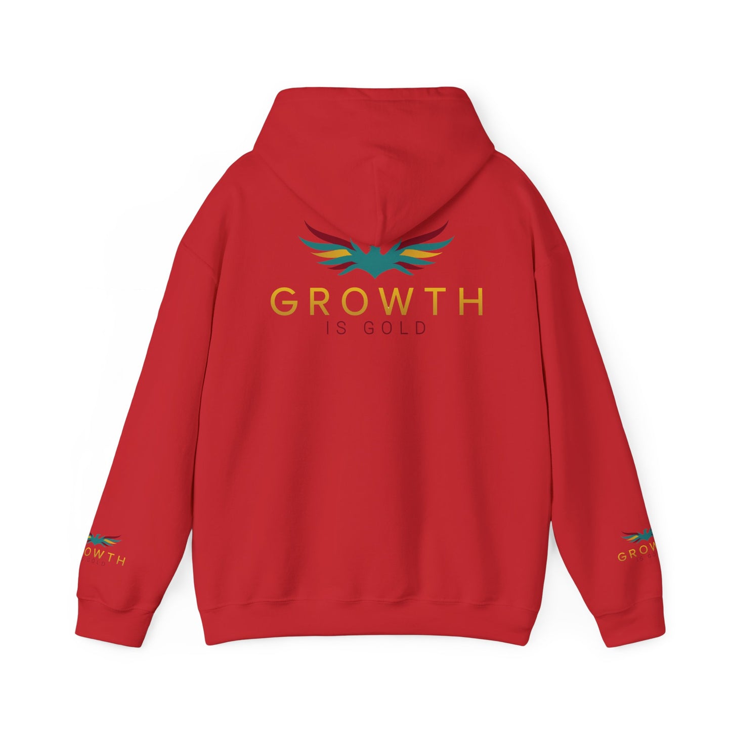Growth is Gold classic Unisex Hooded Sweatshirt | Colorful Inspirational Hoodie for Motivation, Gift for Friends, Cozy Apparel, Casual Wear
