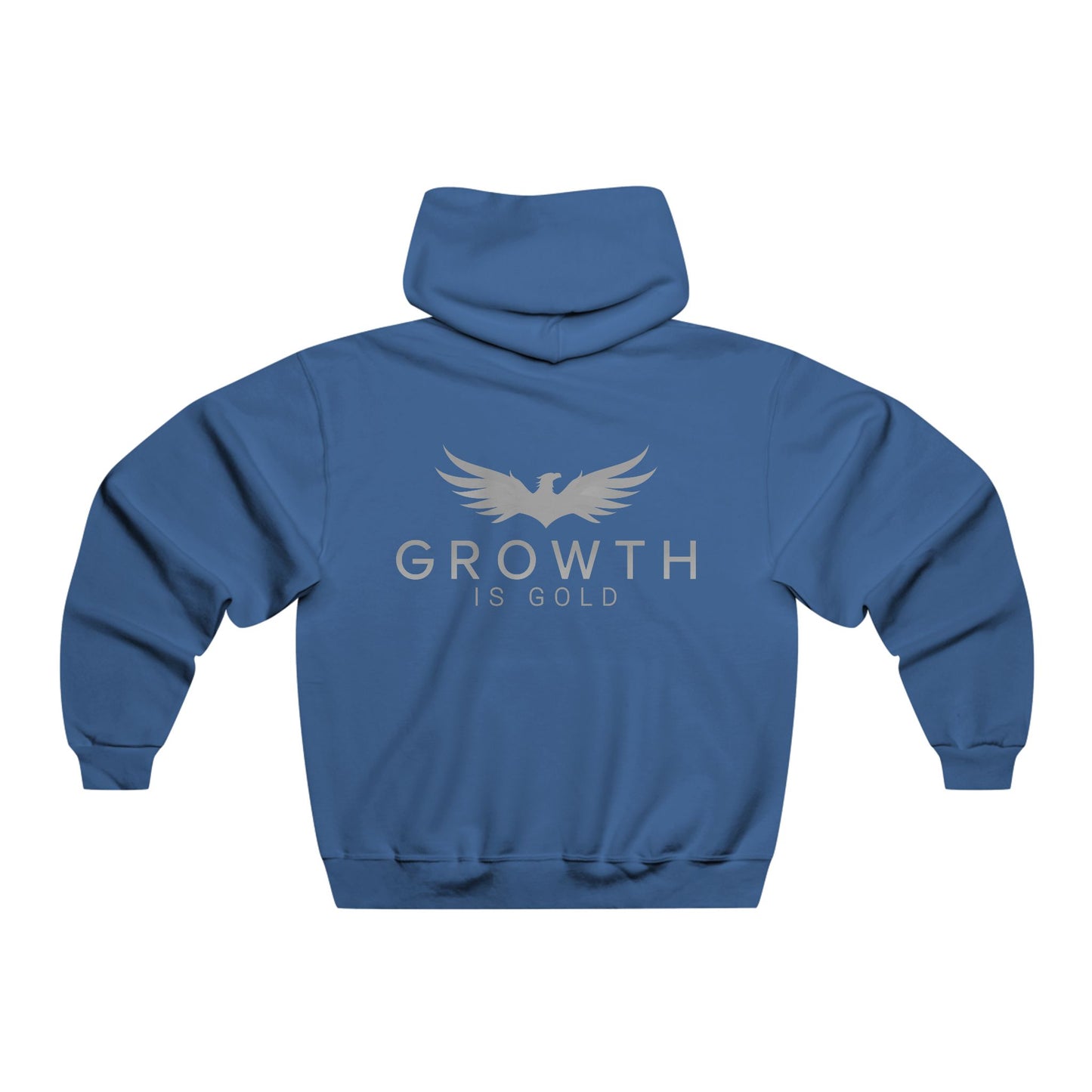 Men's Inspirational Growth Hoodie | Motivational Sweatshirt for Men | Fitness Apparel | Gift for Him | Casual Comfort Wear