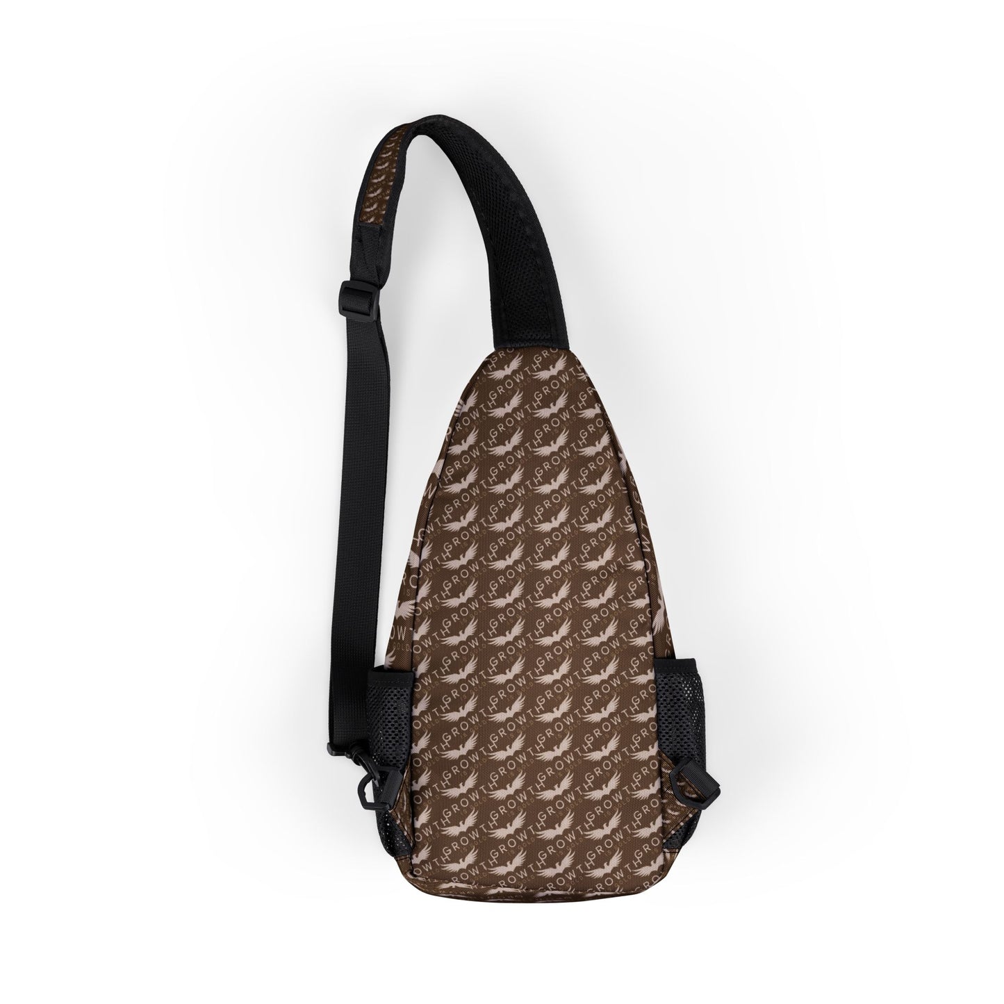 Growth is gold Chest Bag for Everyday Adventures, Perfect Sling Bag for Travel, School, or Outdoor, Unique AOP Pattern Design
