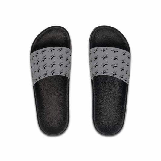 Growth is Gold Men's Slide Sandals - Comfortable Casual Footwear for Summer, Pool Days, Beach Trips, and Everyday Wear