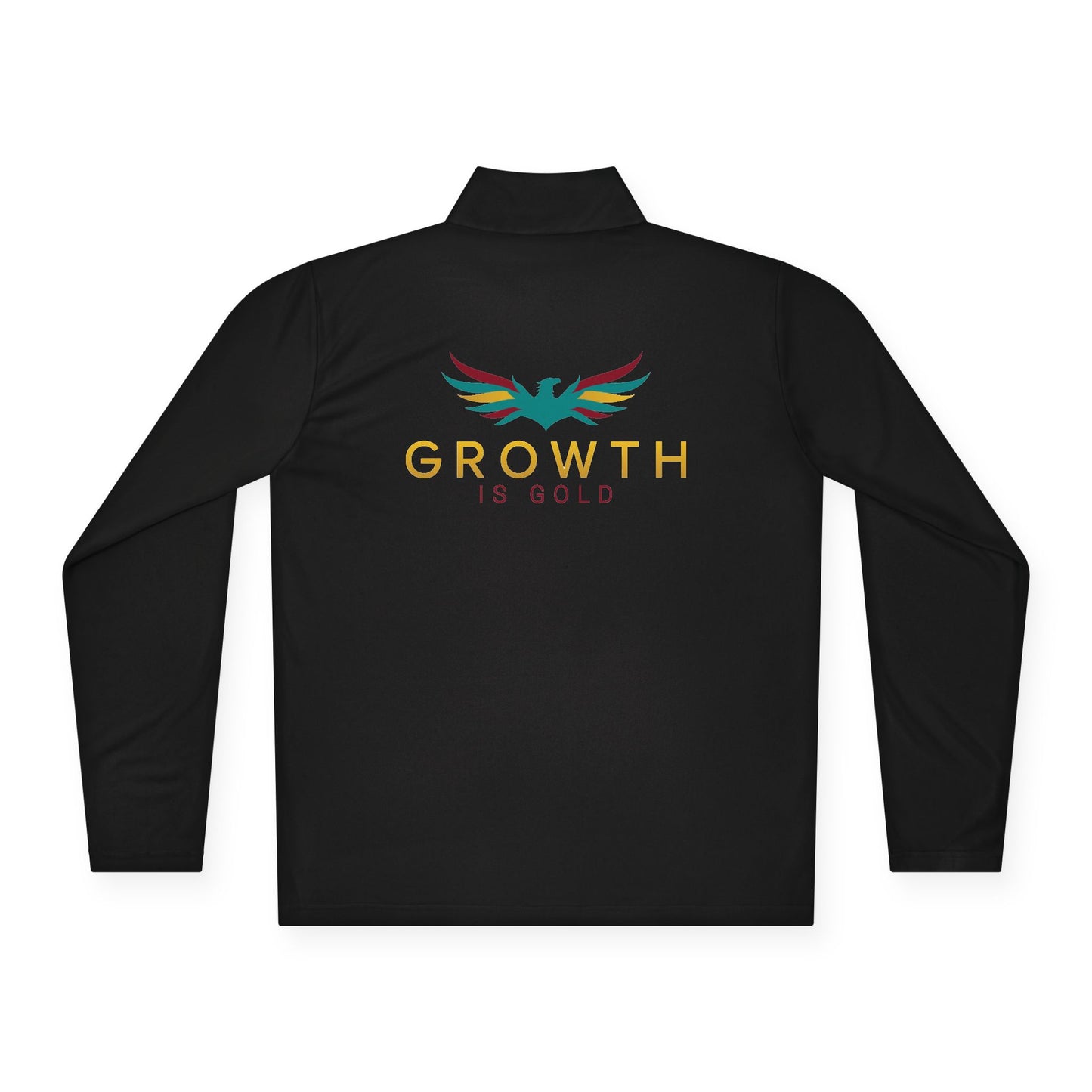 Growth is Gold Unisex Quarter-Zip Pullover - Stylish Activewear for Growth Mindset Enthusiasts, Perfect for Everyday Wear, Gifts, Motivation