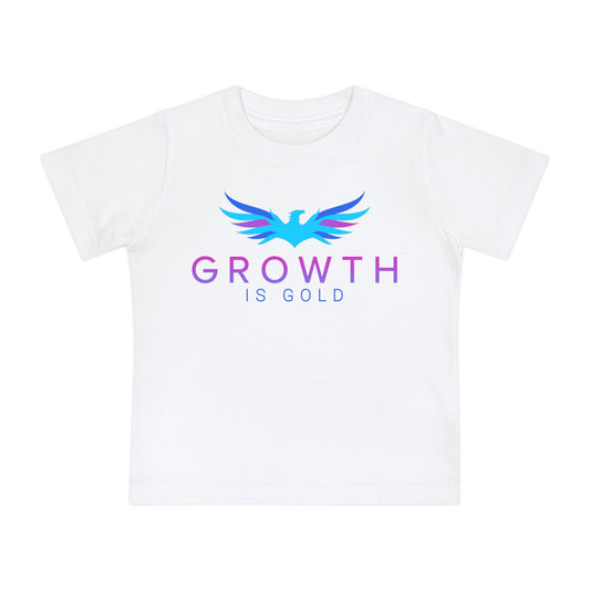 Empowering Baby T-Shirt - Growth Is Gold, Infant Apparel, Toddler Gift, Inspirational Tee, Baby Shower, Milestone Celebration