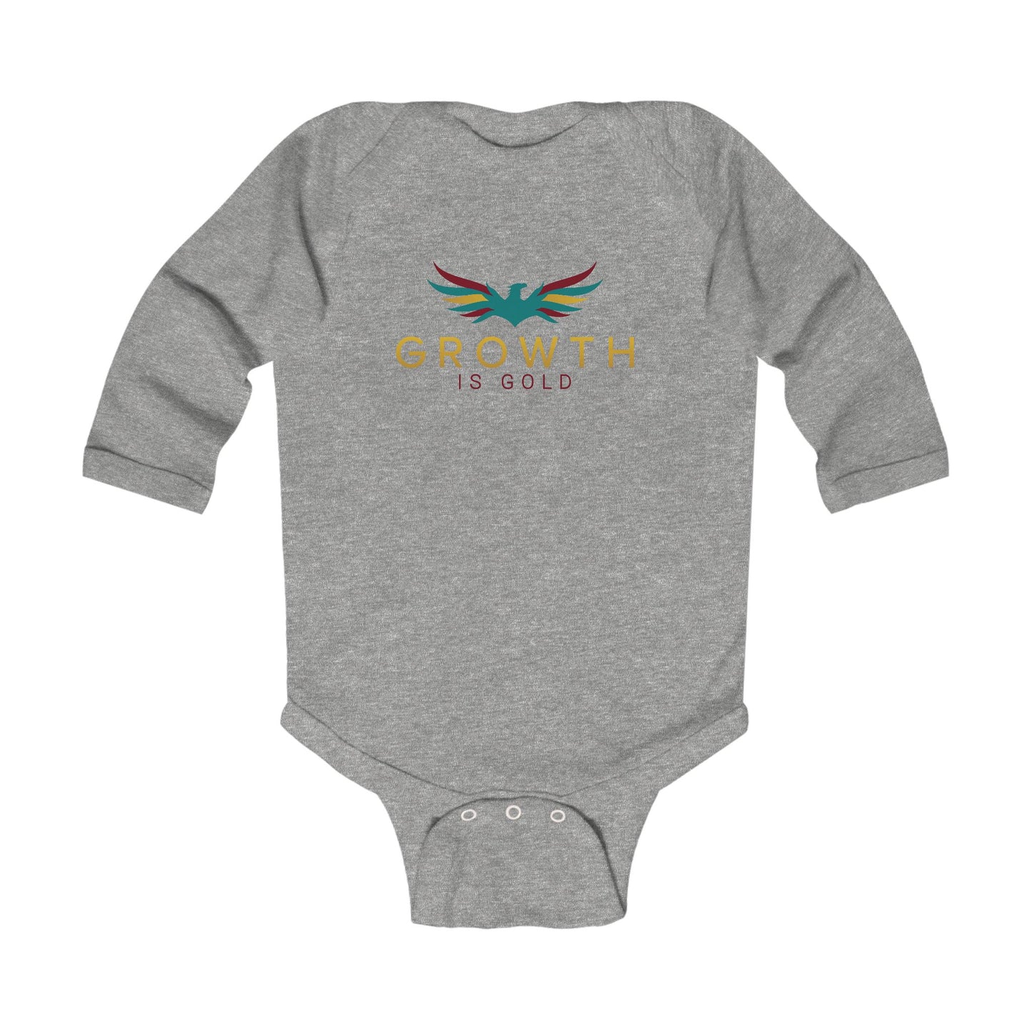 Growth Is Gold Long Sleeve Bodysuit