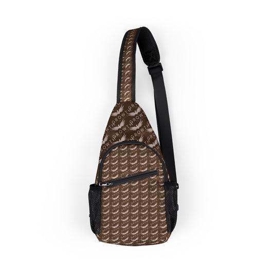Growth is gold Chest Bag for Everyday Adventures, Perfect Sling Bag for Travel, School, or Outdoor, Unique AOP Pattern Design