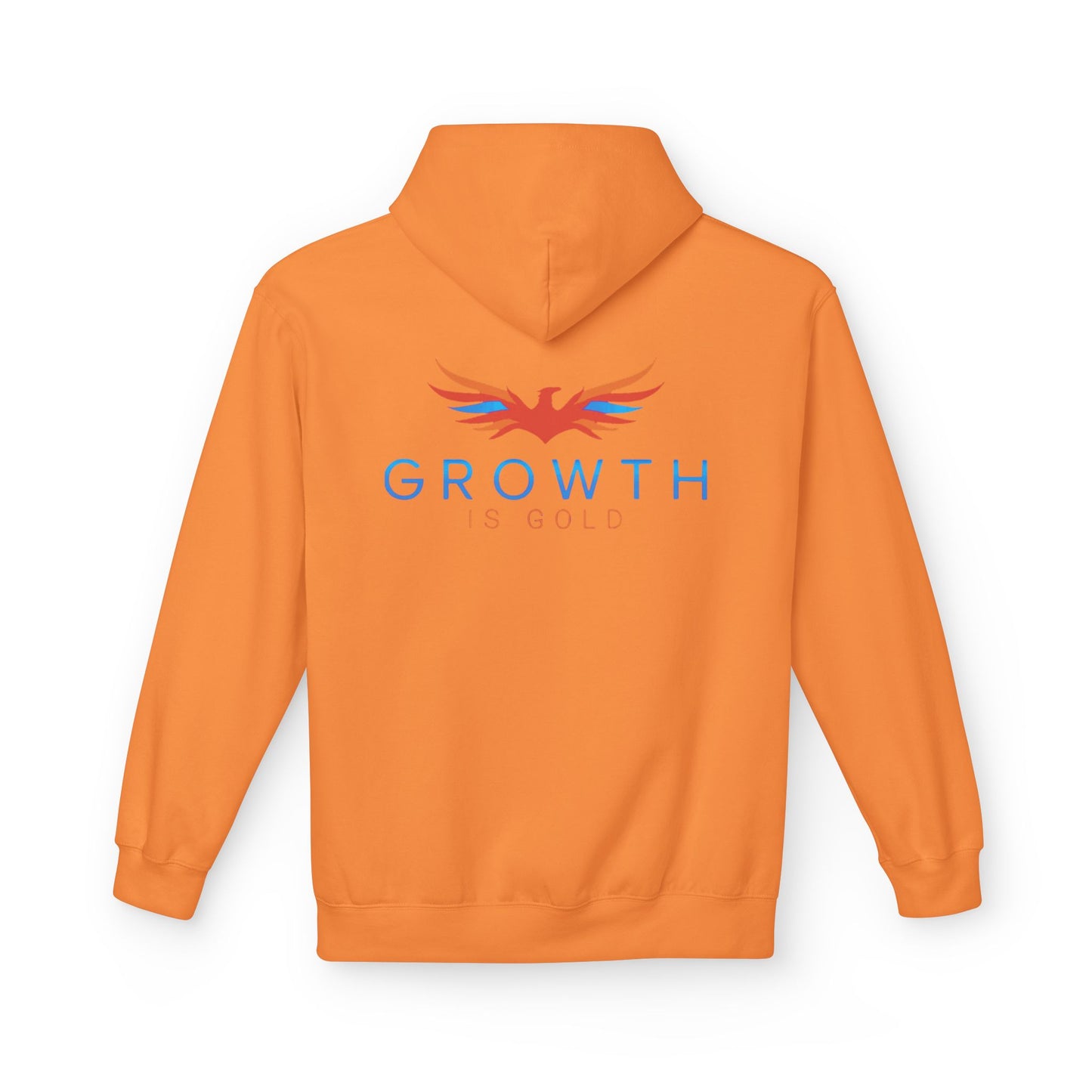 Growth Is Bold Hoodie — Inspirational Phoenix Graphic Hoodie