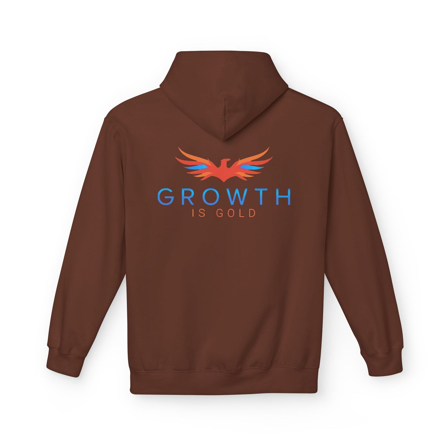 Growth Is Bold Hoodie — Inspirational Phoenix Graphic Hoodie