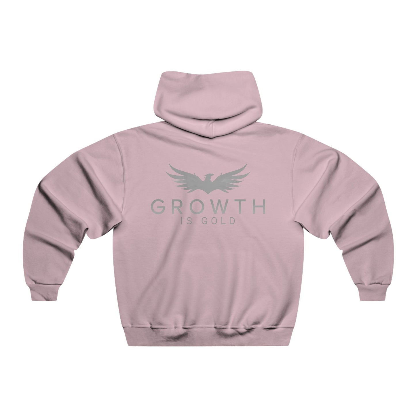 Men's Inspirational Growth Hoodie | Motivational Sweatshirt for Men | Fitness Apparel | Gift for Him | Casual Comfort Wear