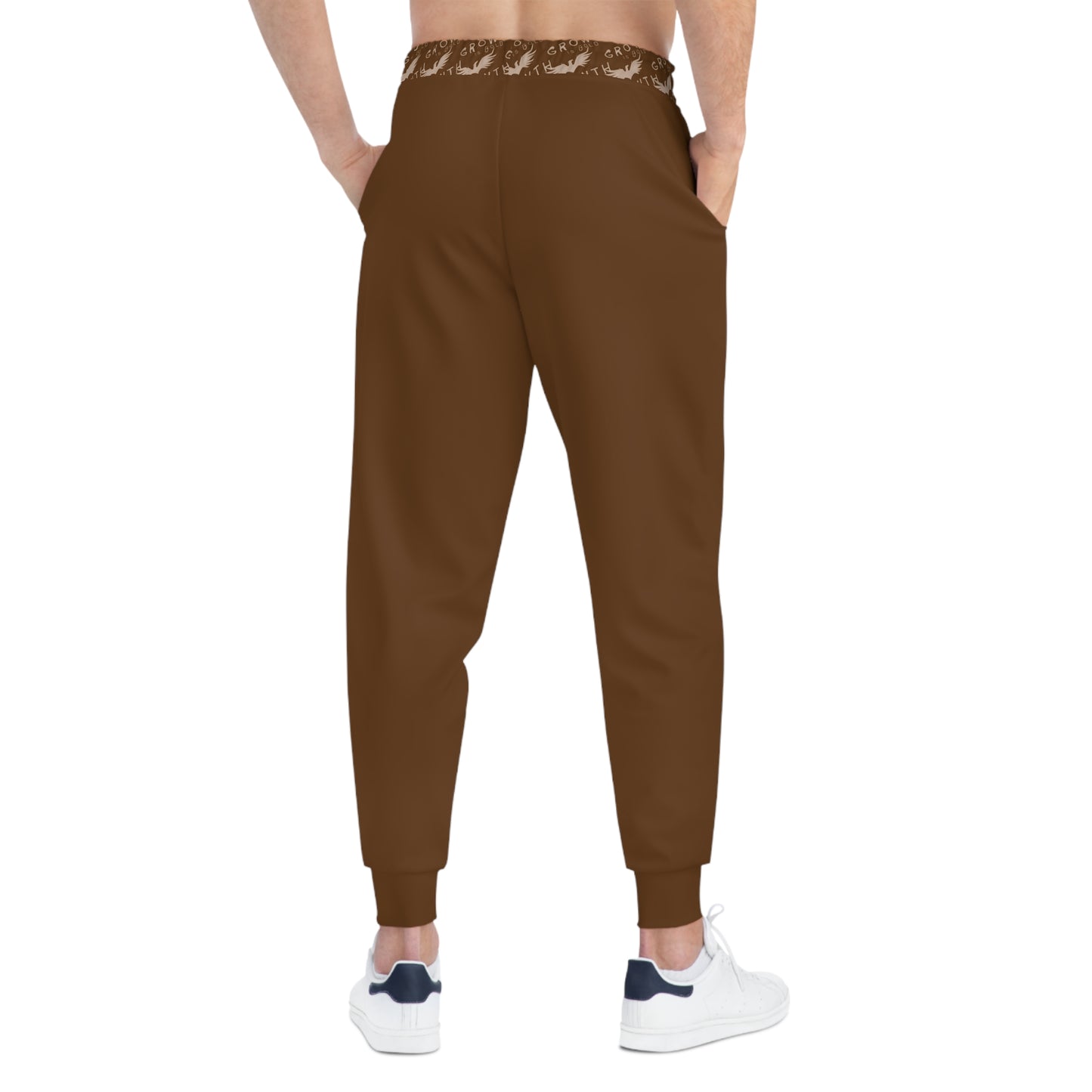 Athletic Joggers - Growth is Gold, Motivational Activewear, Comfortable Fitness Pants, Perfect for Workouts, Casual Wear