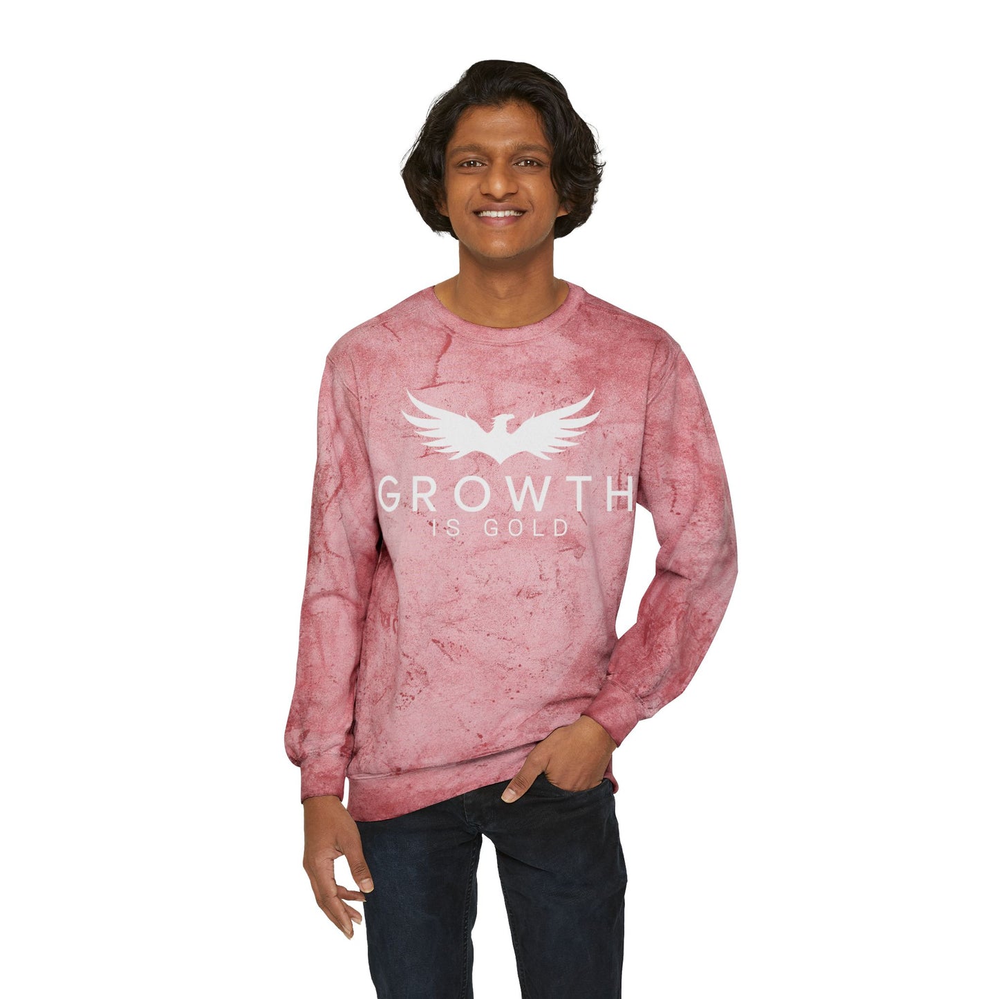 Unisex Inspirational Growth Sweatshirt - Cozy Casual Wear for Motivation, Self-Care Gift, Inspirational Apparel, Relaxed Fit, Unique [...]