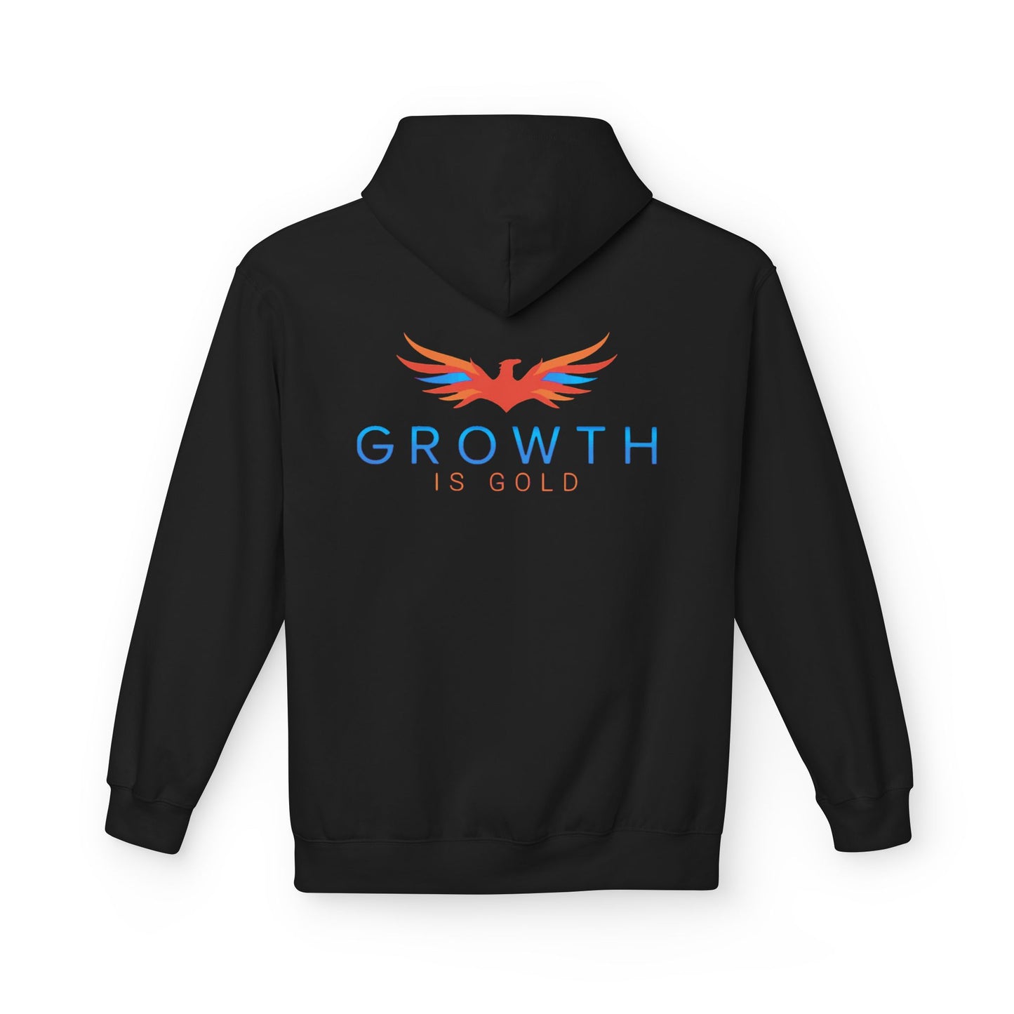 Growth Is Bold Hoodie — Inspirational Phoenix Graphic Hoodie