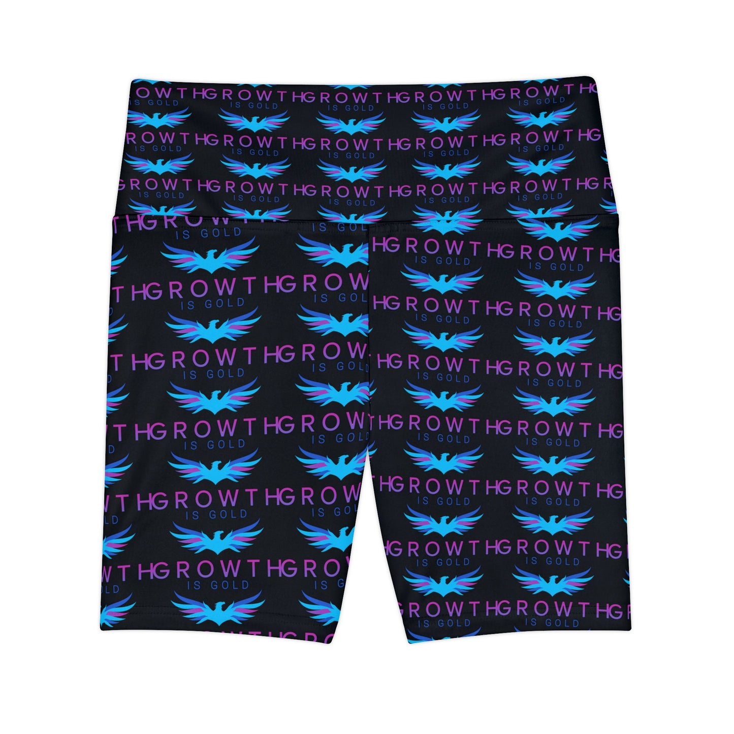 Growth Is Gold Women's Workout Shorts, Athletic Shorts, Fitness Apparel, Gym Shorts, Activewear, Trendy Exercise Gear