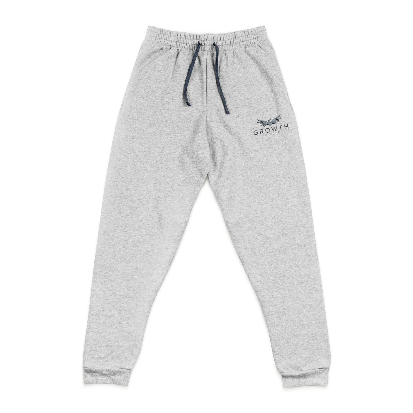 Embroidered Unisex Growth Is Gold Joggers for Comfort and Style - Perfect for Everyday Wear, Lounging, Gifts, Athleisure, and Relaxation