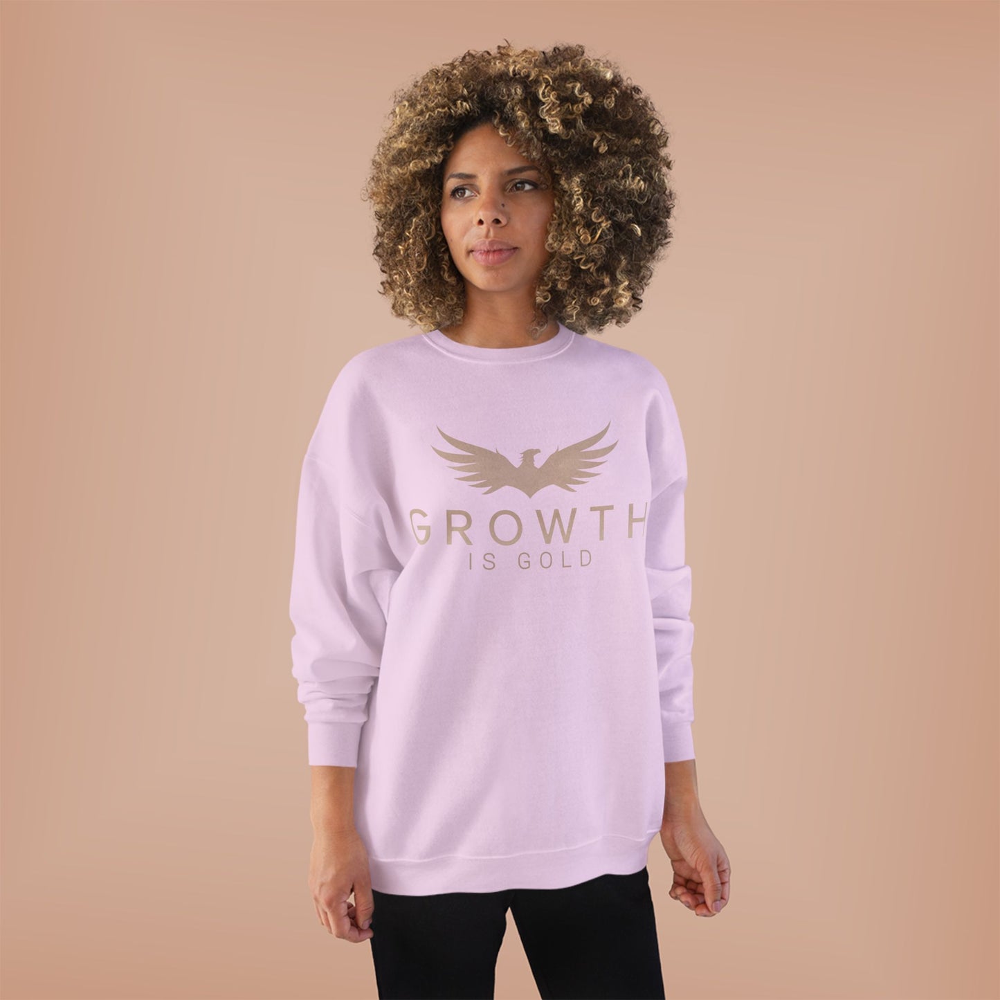 Growth is Gold Unisex EcoSmart Crewneck Sweatshirt | Inspirational Gift, Eco-Friendly Apparel, Motivational Wear, Casual Comfort, [...]