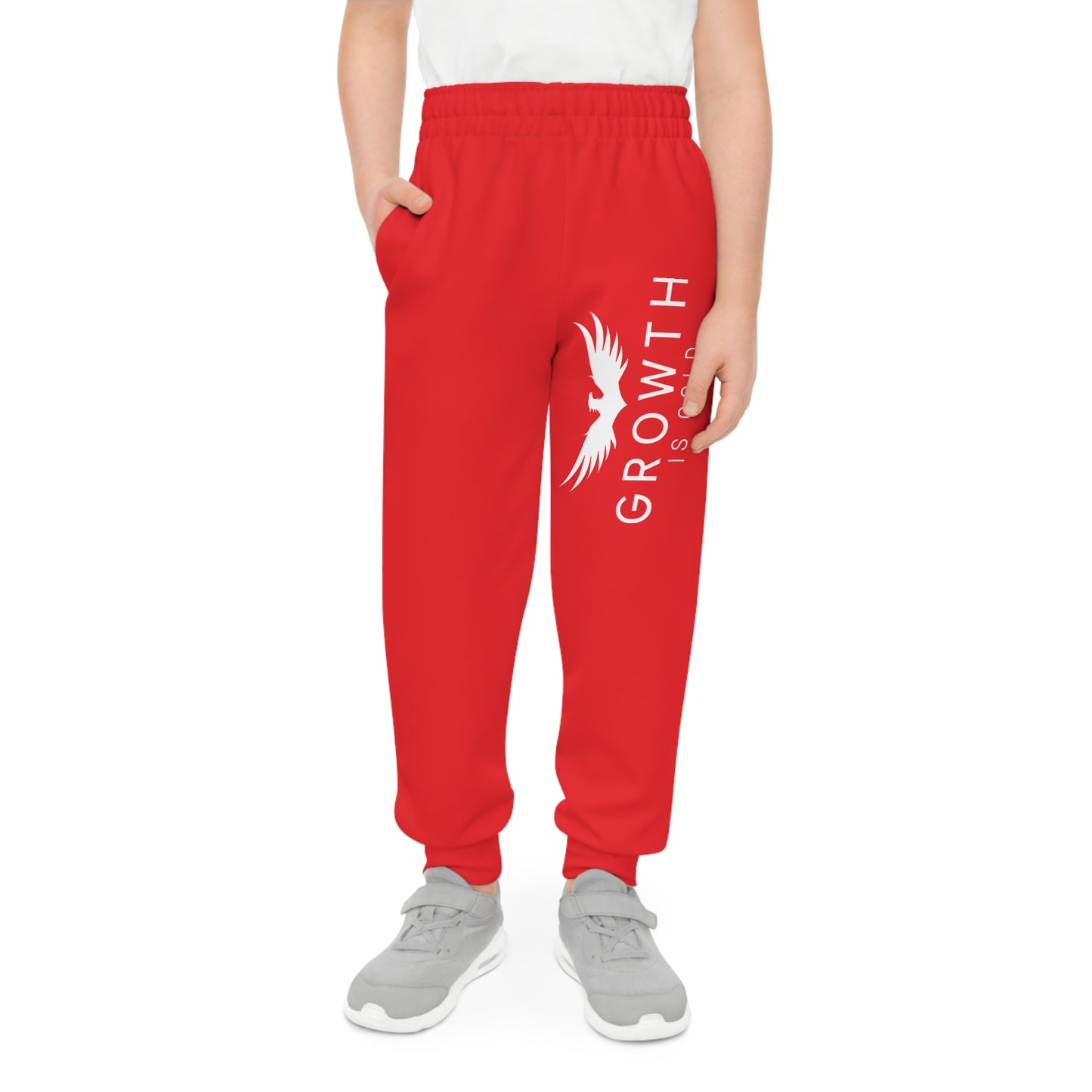 Youth Growth is Gold Joggers - Vibrant Purple Sweatpants for Active Kids, Gifts for Sports, Relaxation & Trendy Style, Cozy Apparel