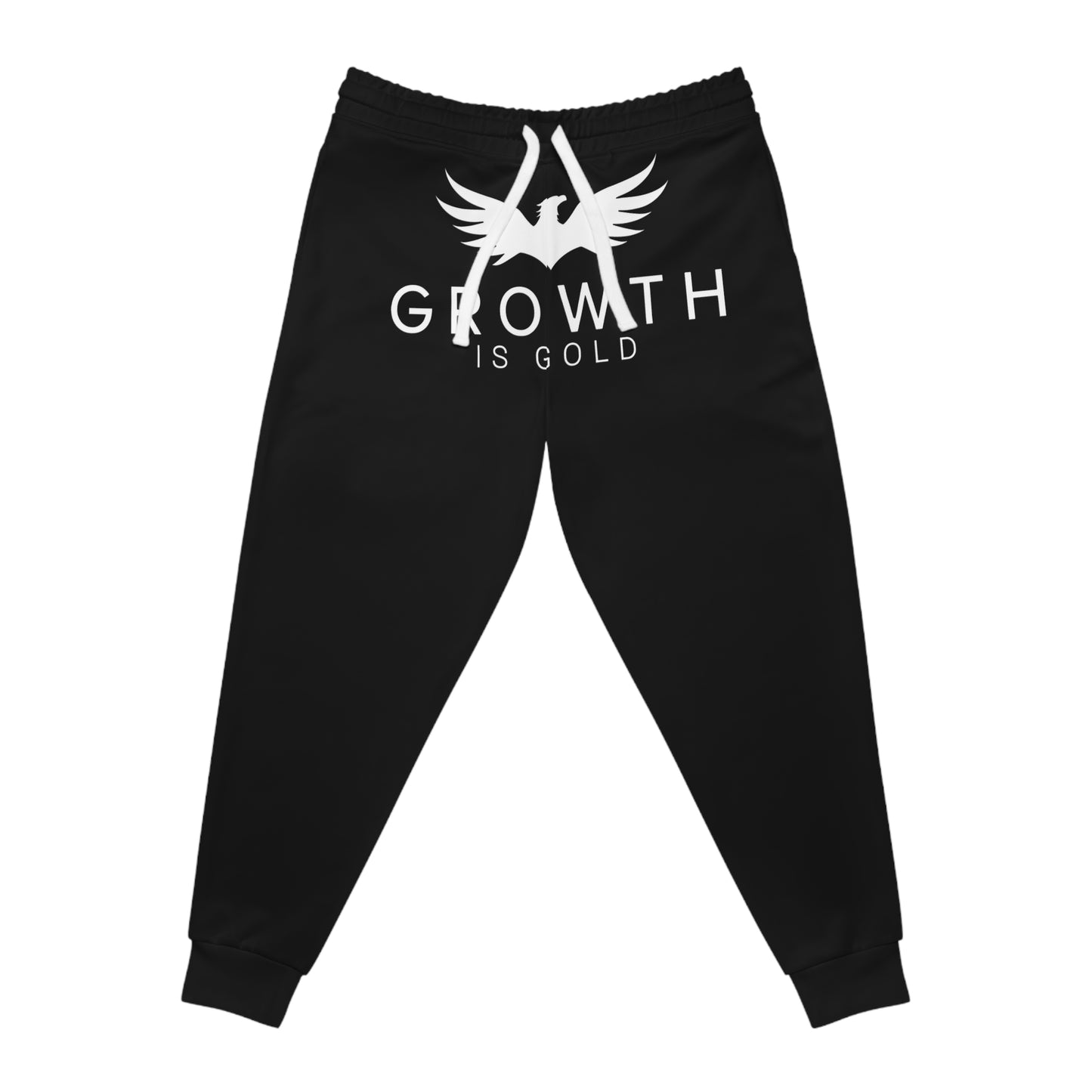 Copy of Copy of Copy of Copy of Growth is Gold Athletic Joggers, Inspirational Activewear, Gift for Fitness Lovers, Motivational Lounge Pants, Unique Workout Gear