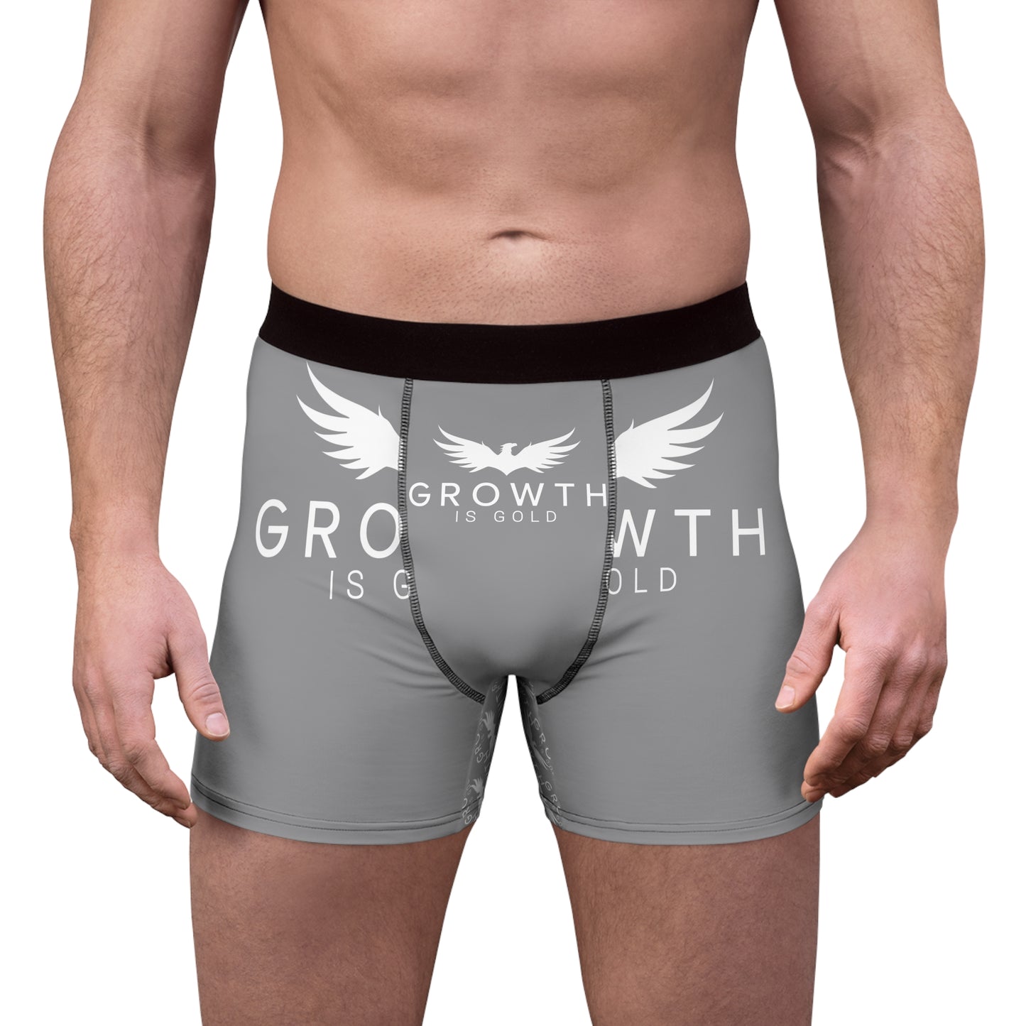 Copy of Grow Your Confidence Men's Boxer Briefs, Funny Underwear, Gift for Him, Colorful AOP Design, Comfortable Everyday Wear, Unique Men's Fashion
