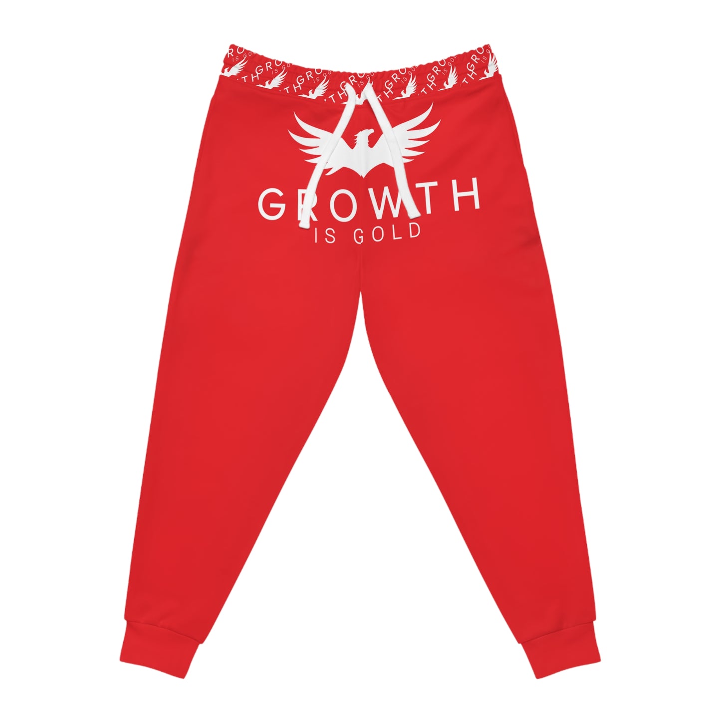 Growth is Gold Athletic Joggers, Inspirational Activewear, Gift for Fitness Lovers, Motivational Lounge Pants, Unique Workout Gear
