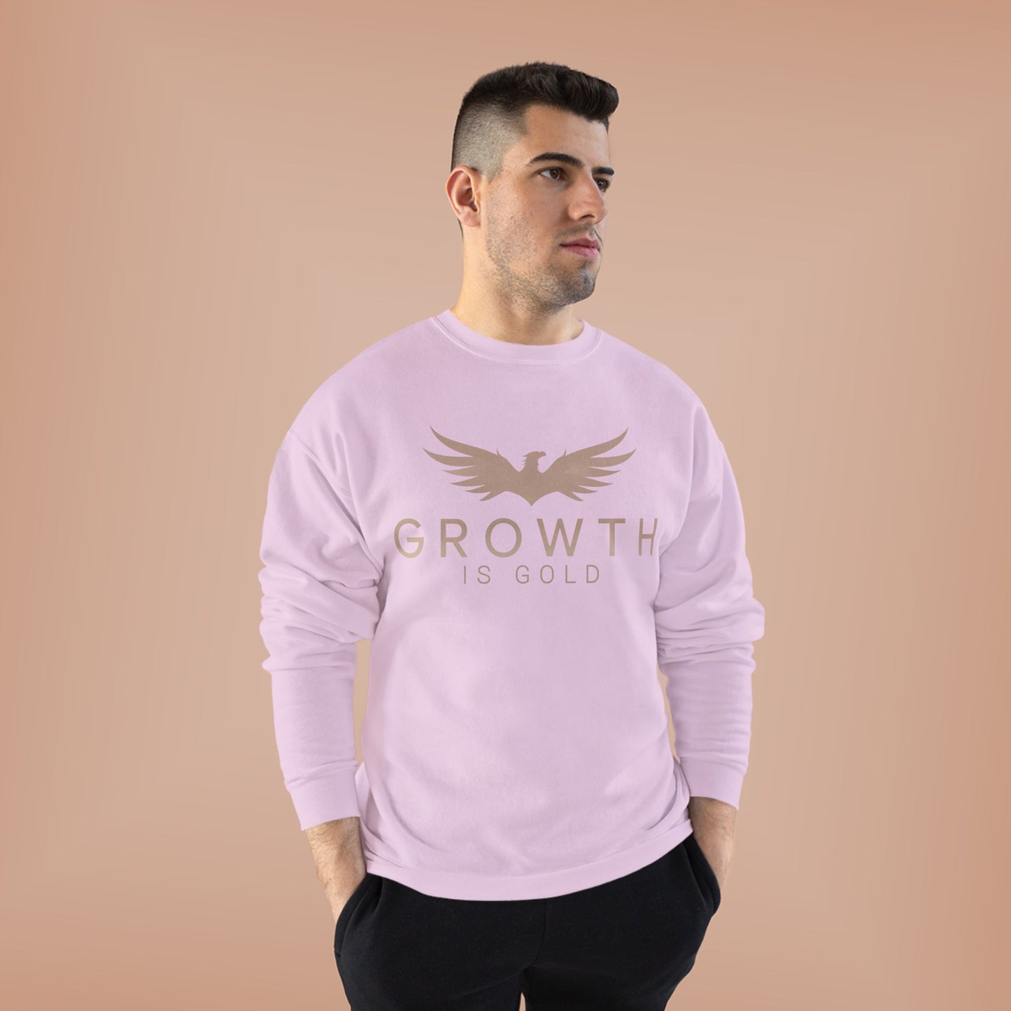 Growth is Gold Unisex EcoSmart Crewneck Sweatshirt | Inspirational Gift, Eco-Friendly Apparel, Motivational Wear, Casual Comfort, [...]