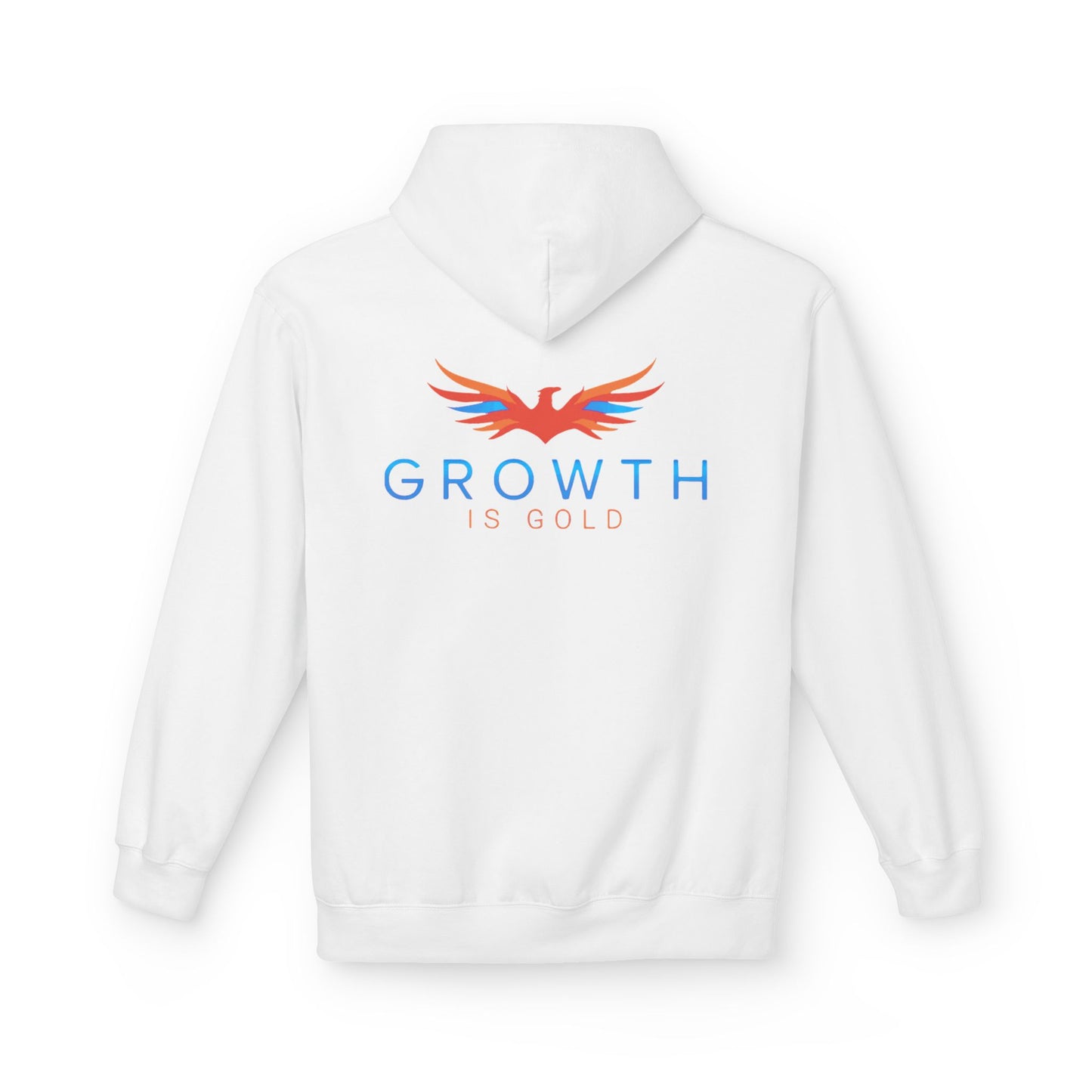 Growth Is Bold Hoodie — Inspirational Phoenix Graphic Hoodie