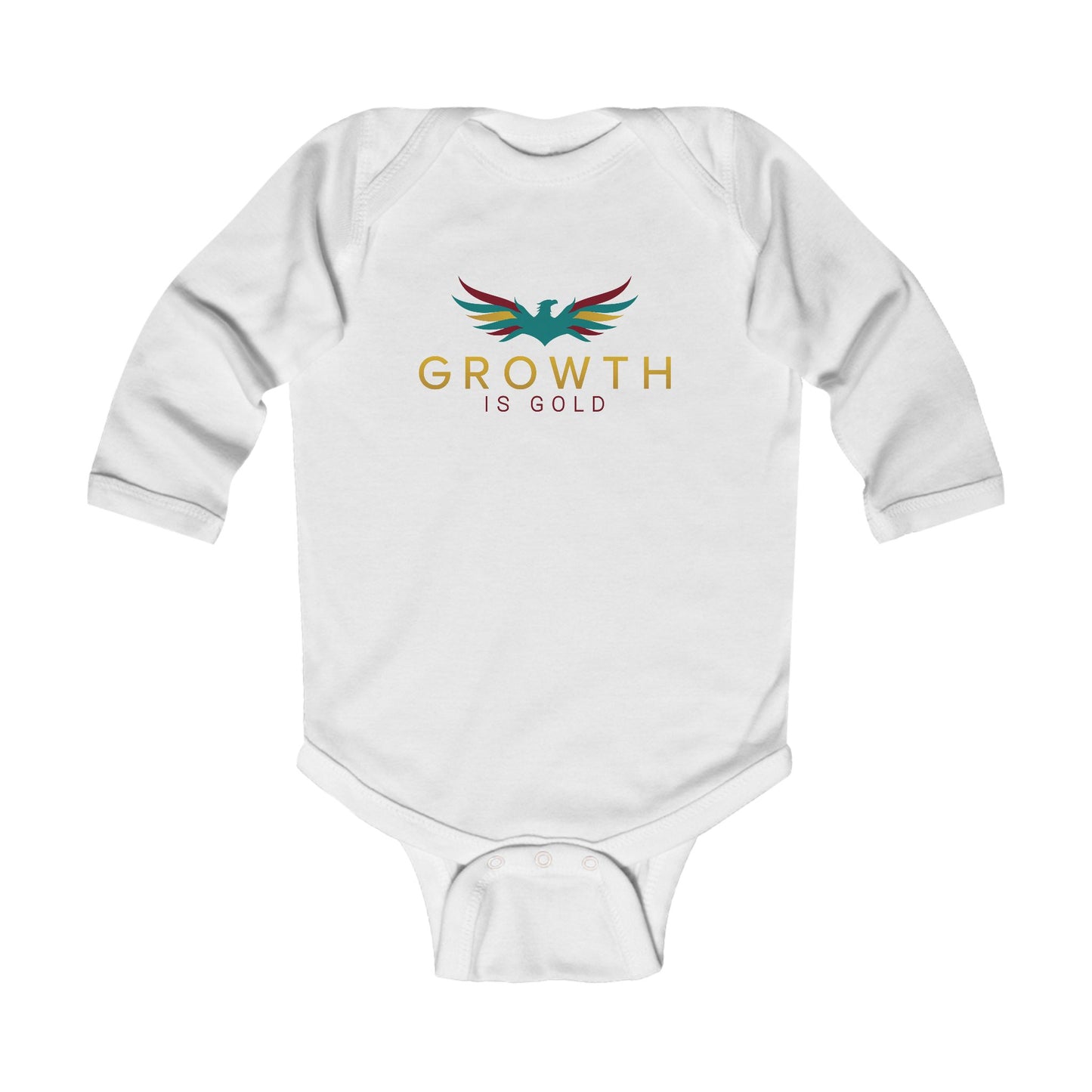 Growth Is Gold Long Sleeve Bodysuit