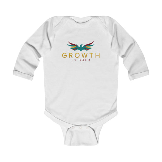 Growth Is Gold Long Sleeve Bodysuit