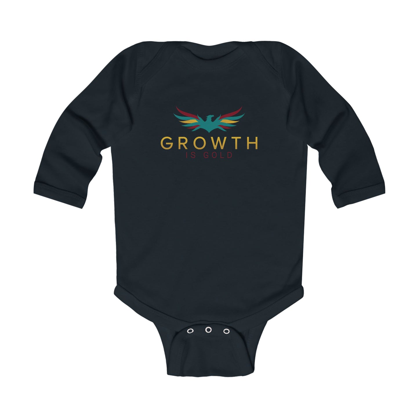 Growth Is Gold Long Sleeve Bodysuit