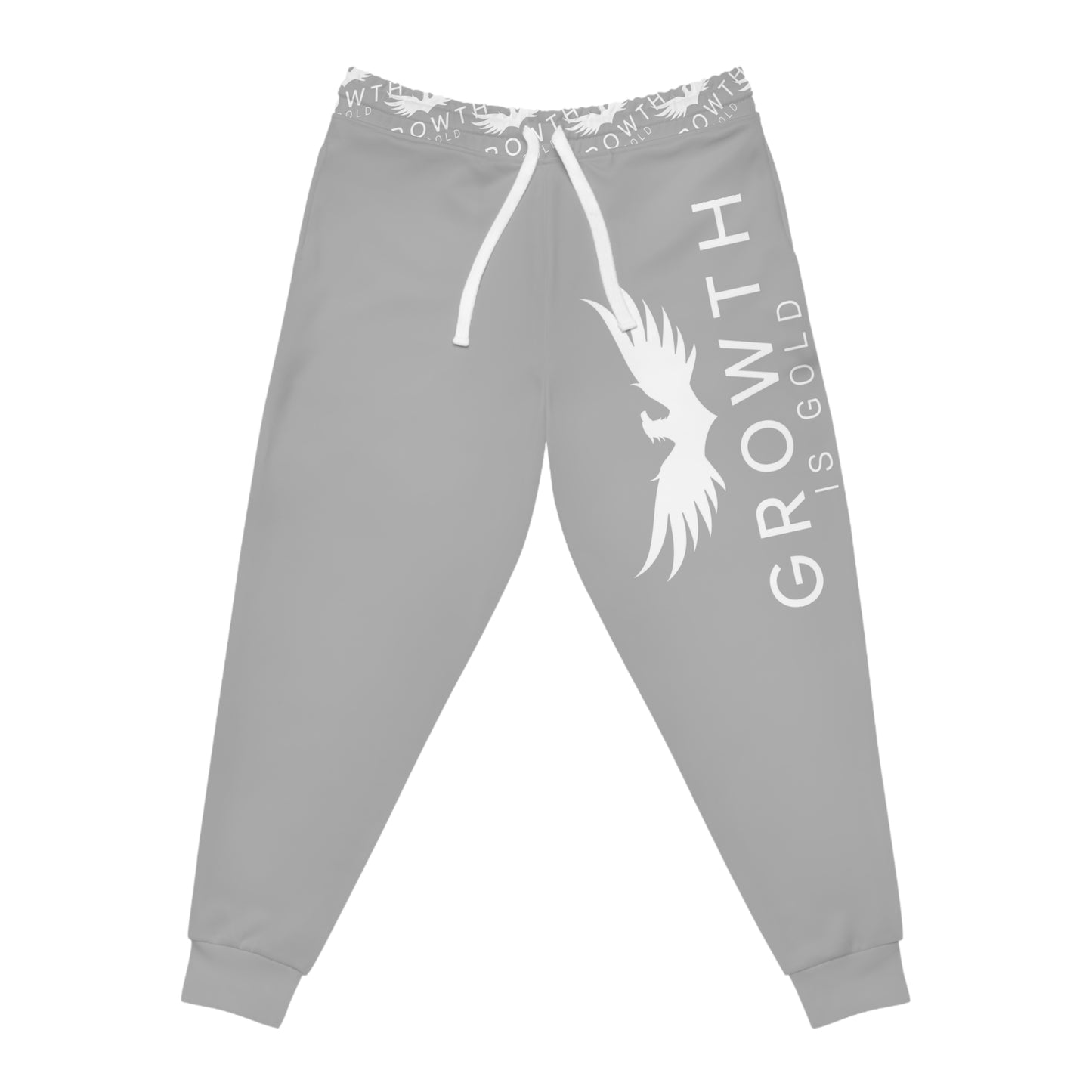 Growth is gold Athletic Joggers - Growth is Gold, Motivational Activewear, Comfortable Fitness Pants, Perfect for Workouts, Casual Wear