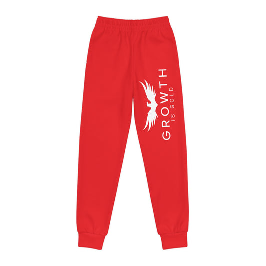 Youth Growth is Gold Joggers - Vibrant Purple Sweatpants for Active Kids, Gifts for Sports, Relaxation & Trendy Style, Cozy Apparel