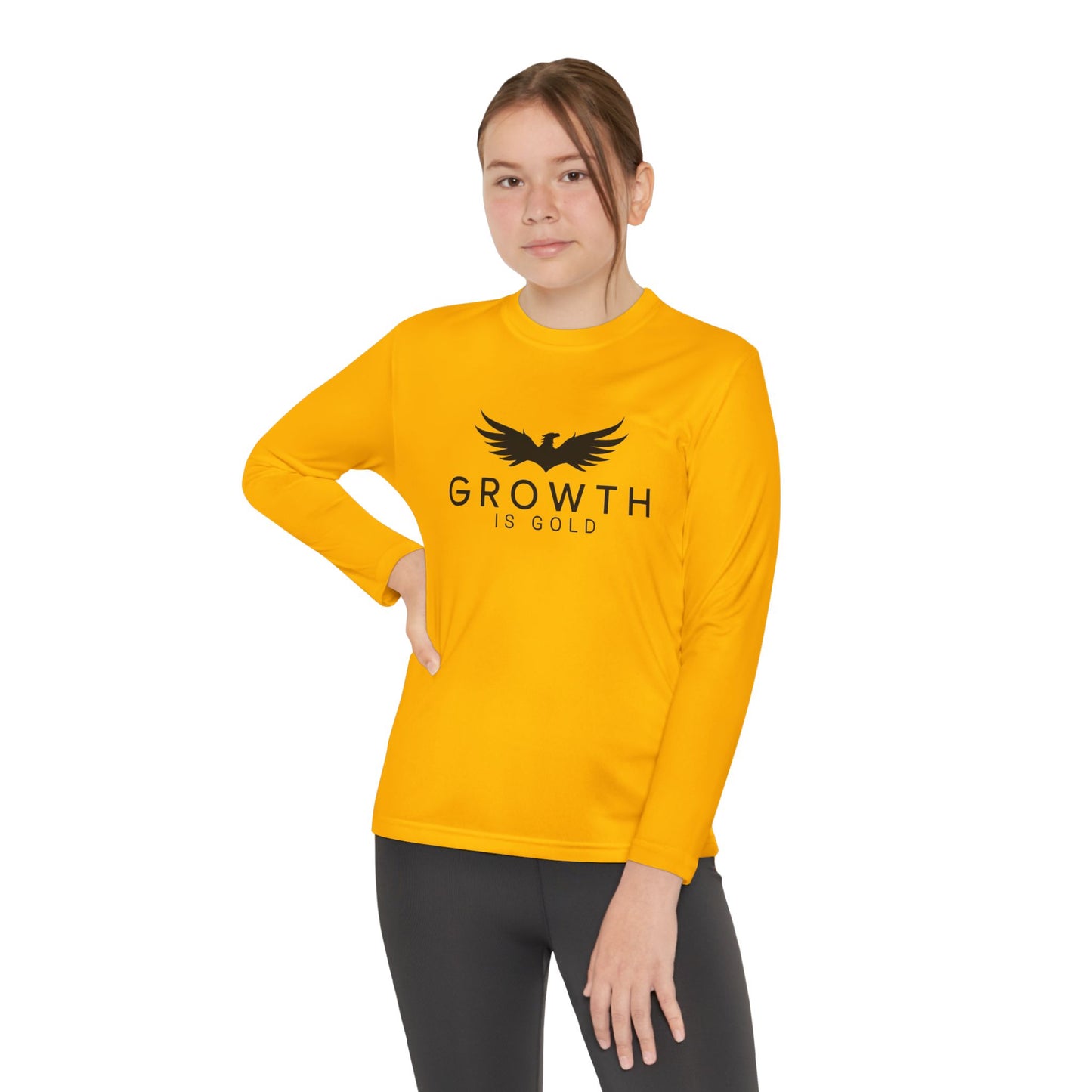 Youth growth is gold Long Sleeve Tee - Motivational Shirt for Kids, Inspirational Apparel, Perfect for Sports & Celebrations, Gift for Young [...]