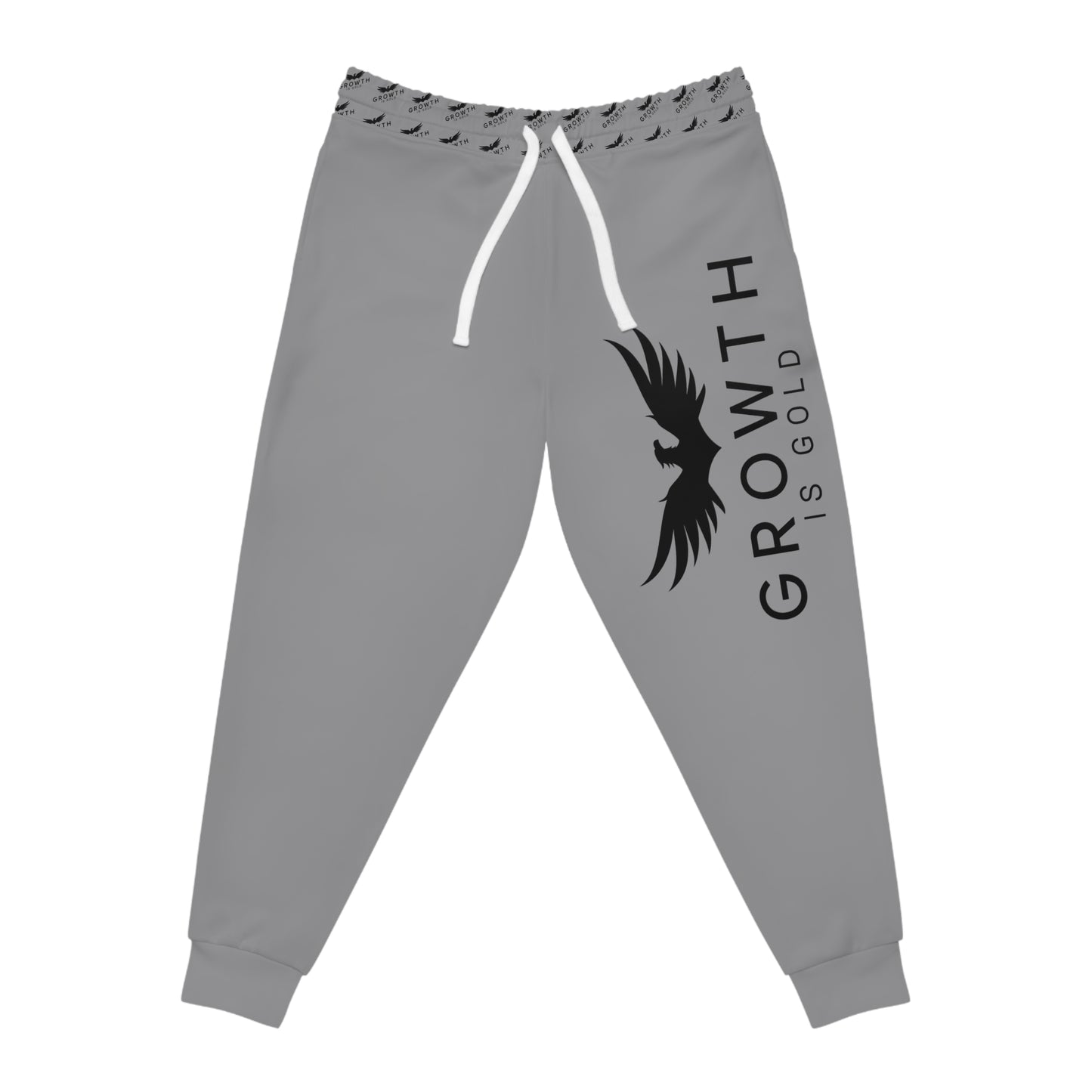 Growth is gold Athletic Joggers - Motivational Activewear, Comfortable Fitness Pants, Perfect for Workouts, Casual Wear