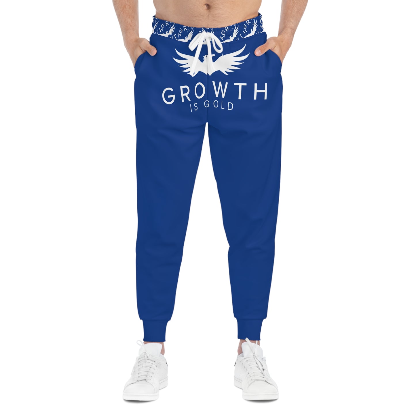 Growth is Gold Athletic Joggers, Inspirational Activewear, Gift for Fitness Lovers, Motivational Lounge Pants, Unique Workout Gear