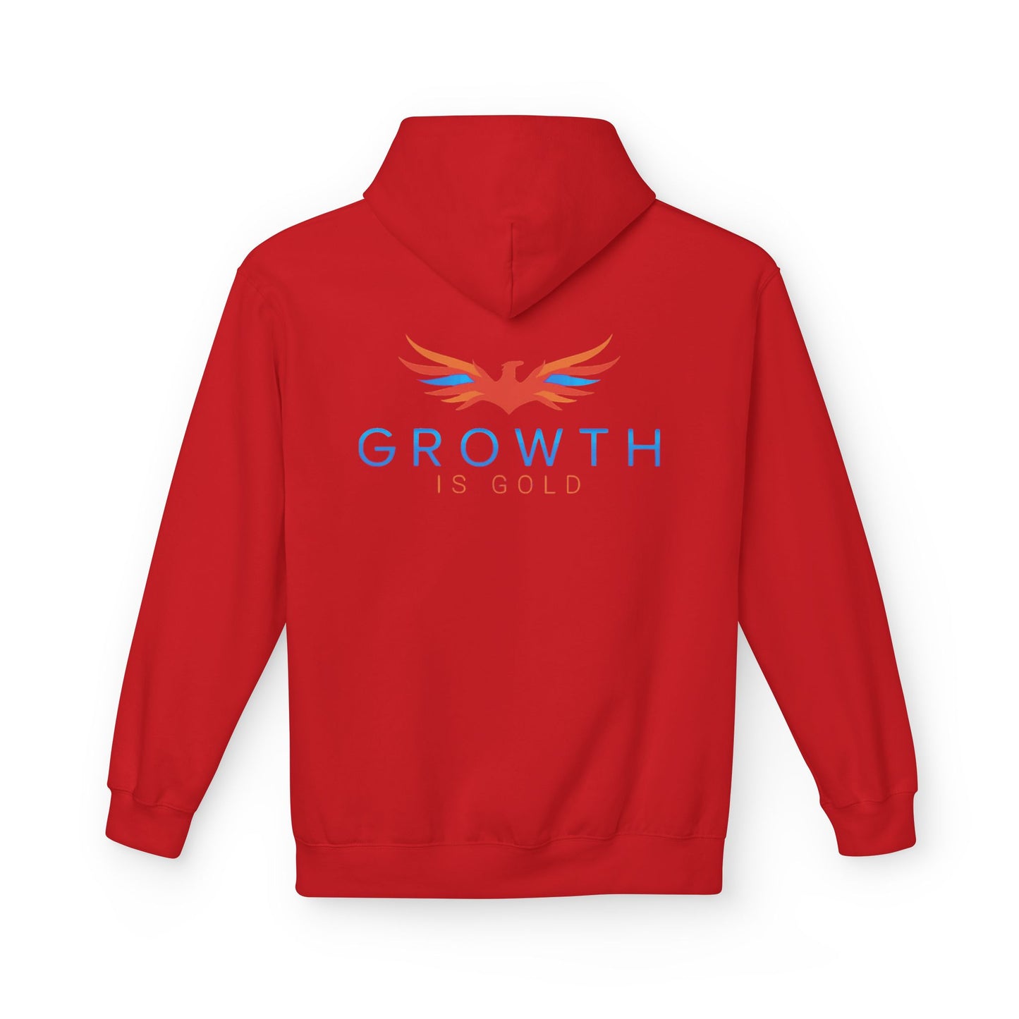 Growth Is Bold Hoodie — Inspirational Phoenix Graphic Hoodie